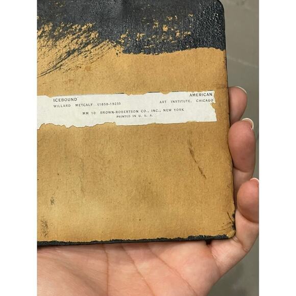 Vintage Landscape Art Icebound - Picture 3 of 5